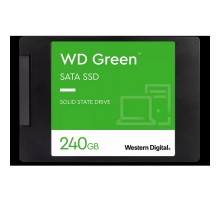 Накопитель SSD WD Green SATA 3.0/ 6Gbts/ 240GB/ TLC 3D NAND техпак (зеленый)