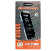 Защитное стекло для iPhone 6/ 6S (G-RHINO) 10шт (6D) (черный)
