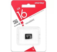 Карта памяти microSDHC SmartBuy LE/ 16GB/ class10/ без адаптера